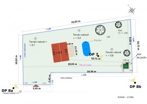 Exemple emplacement des prises de vue sur un plan de masse