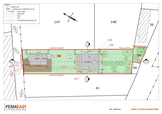 Exemple de plan de masse